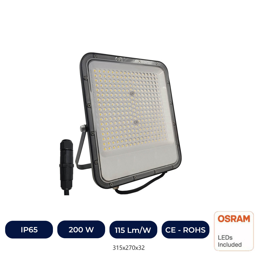 Projecteur Extérieur LED 200W - Pro - OSRAM CHIP DURIS E 2835