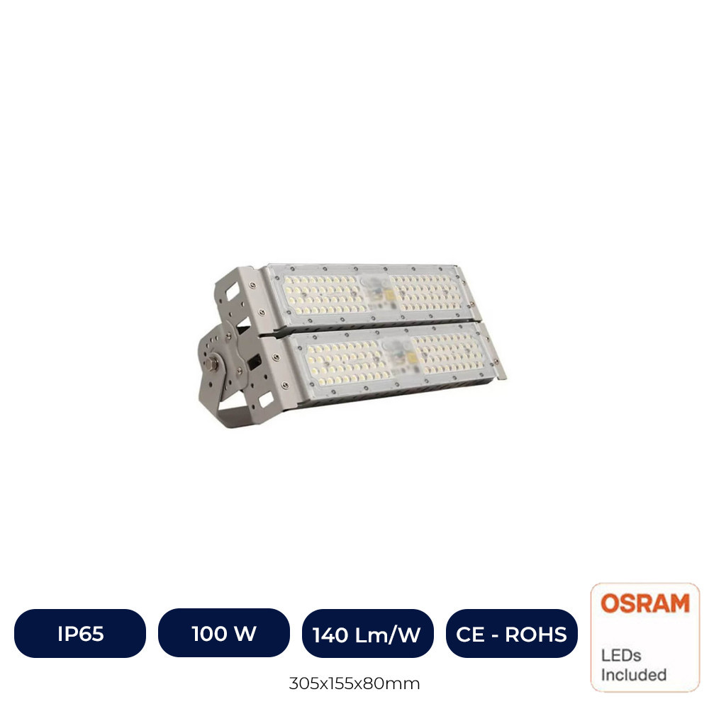 Projecteur LED DOB 100W OSRAM SMD3030-3D 180Lm/W 90