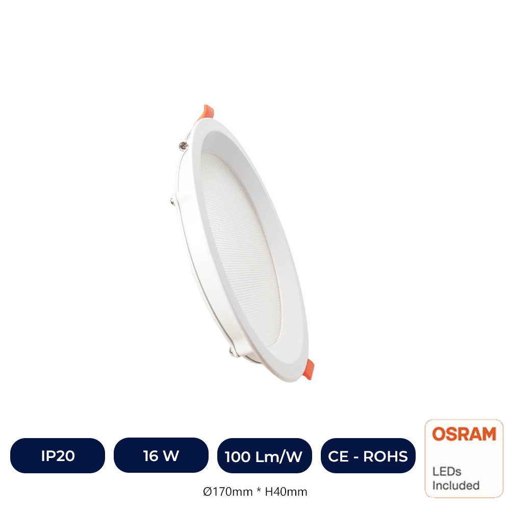 Plafonnier LED 16W Circular - OSRAM CHIP DURIS E 2835 - CCT - UGR17