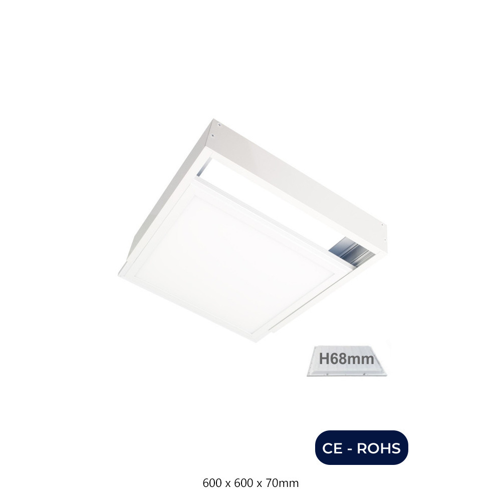 Boitier Saillie Dalle LED 60 X 60 - Hauteur 68mm