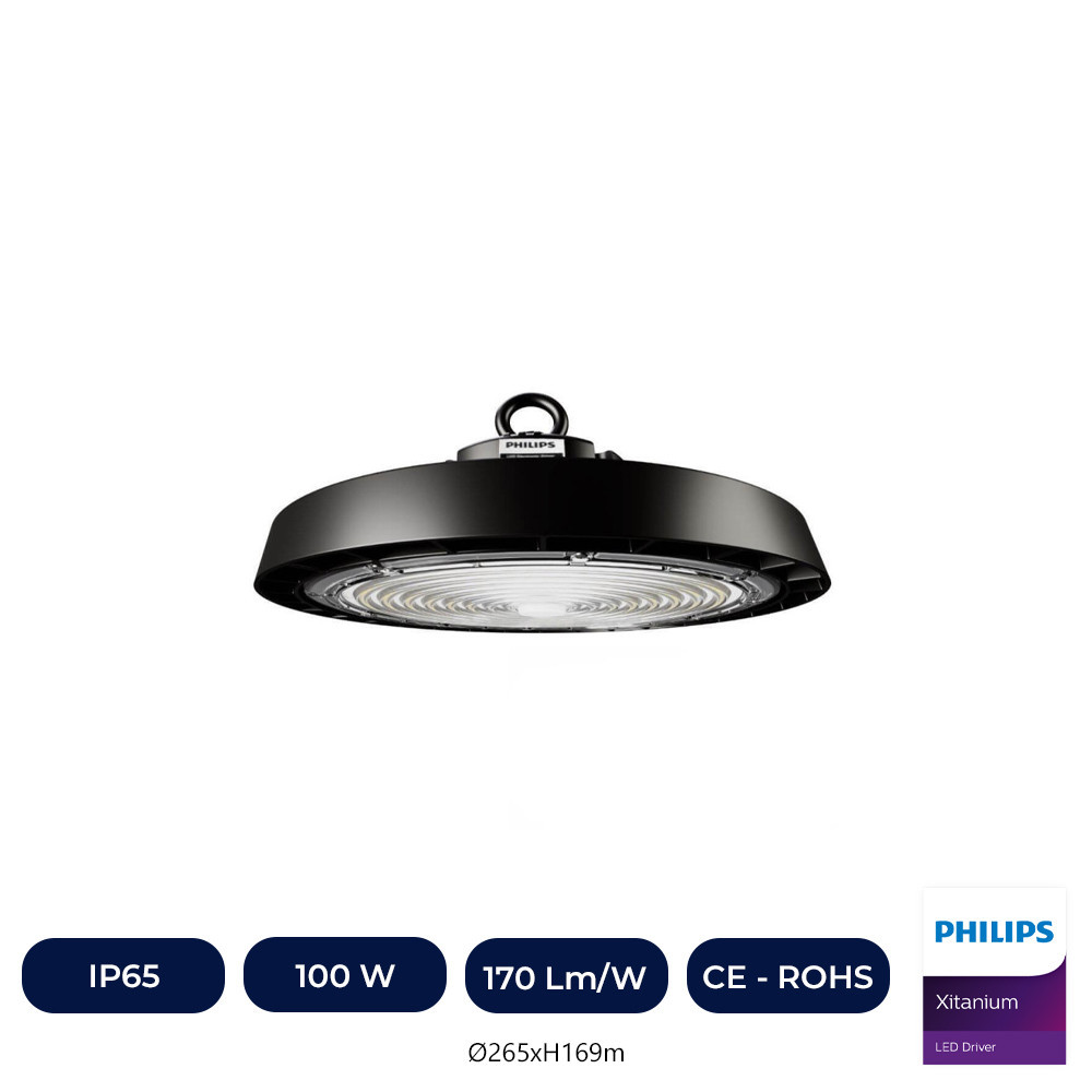 Cloche Industrielle LED UFO PHILIPS XITANIUM 200 W - DIMMABLE