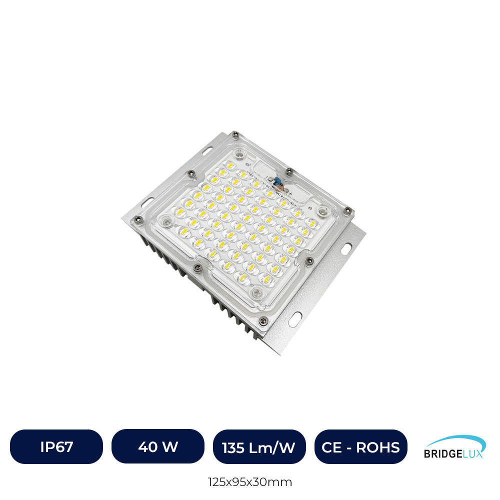 Module Optique De Luminaire De Rue LED 40W Bridgelux