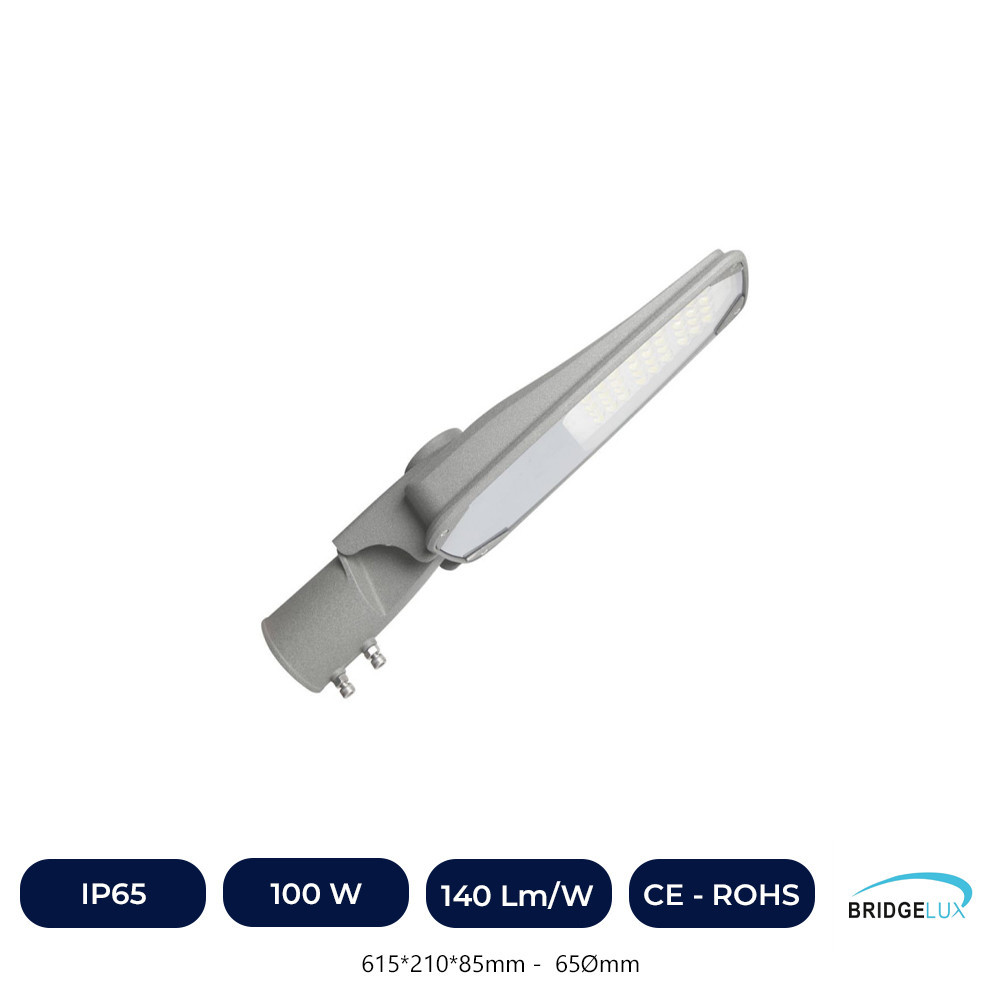 Réverbère LED - 100W - BRIDGELUX Chip 160lm/W