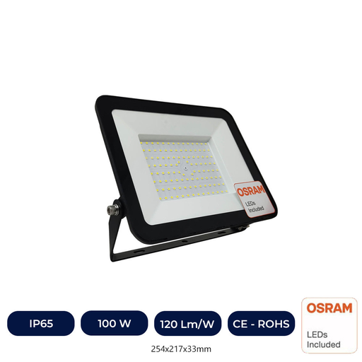 [ICACT100WFA-73619-3K] Projecteur LED 100W OSRAM CHIP DURIS E2835