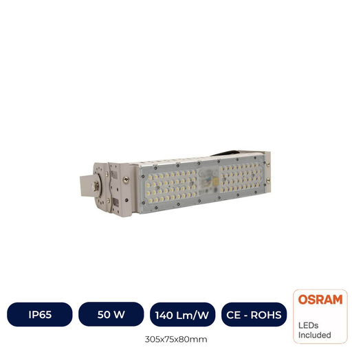 [ICDOB6050W4484GM-4K] Projecteur LED DOB 50W OSRAM SMD3030-3D 180Lm/W 60