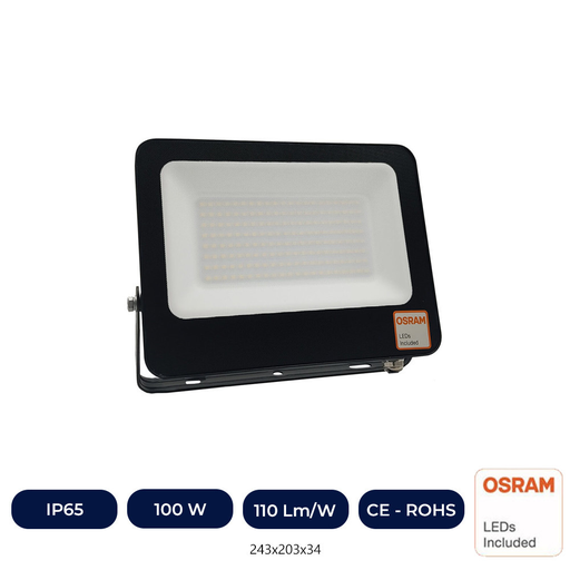 [ICACT100W-4K] Projecteur LED 100W OSRAM CHIP