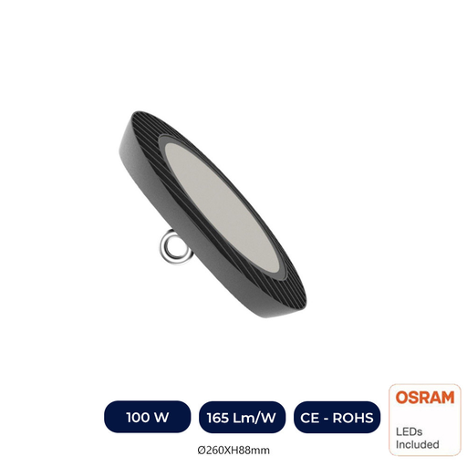 [ICENDUR-100WHB-4K] Cloche LED 100W - UFO - OSRAM CHIP DURIS E 2835